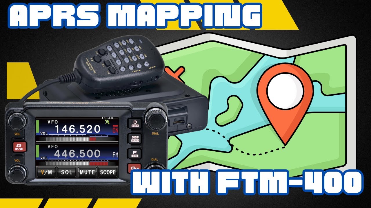 Mapping APRS using a APRSDroid on a Yaesu FTM-400 (and FTM-500)