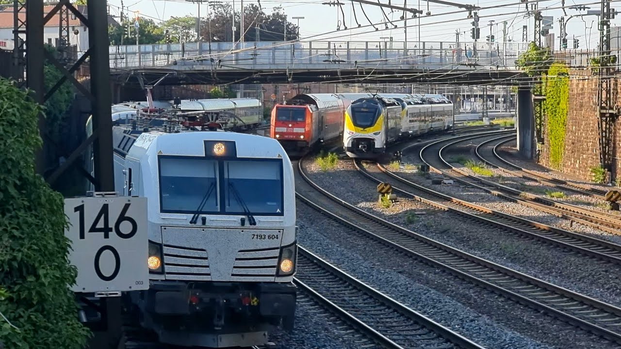 Bahnverkehr in Offenburg im Sommer 2025