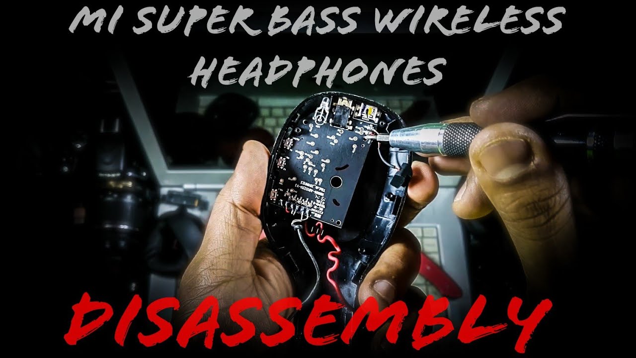 Mi Super Bass Wireless Headphones - Disassembly