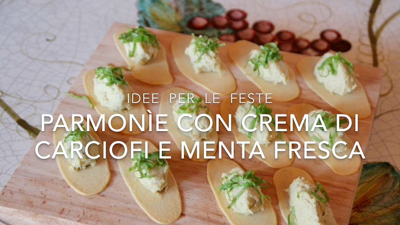 Ricetta: Parmonie e crema di carciofi menta fresca