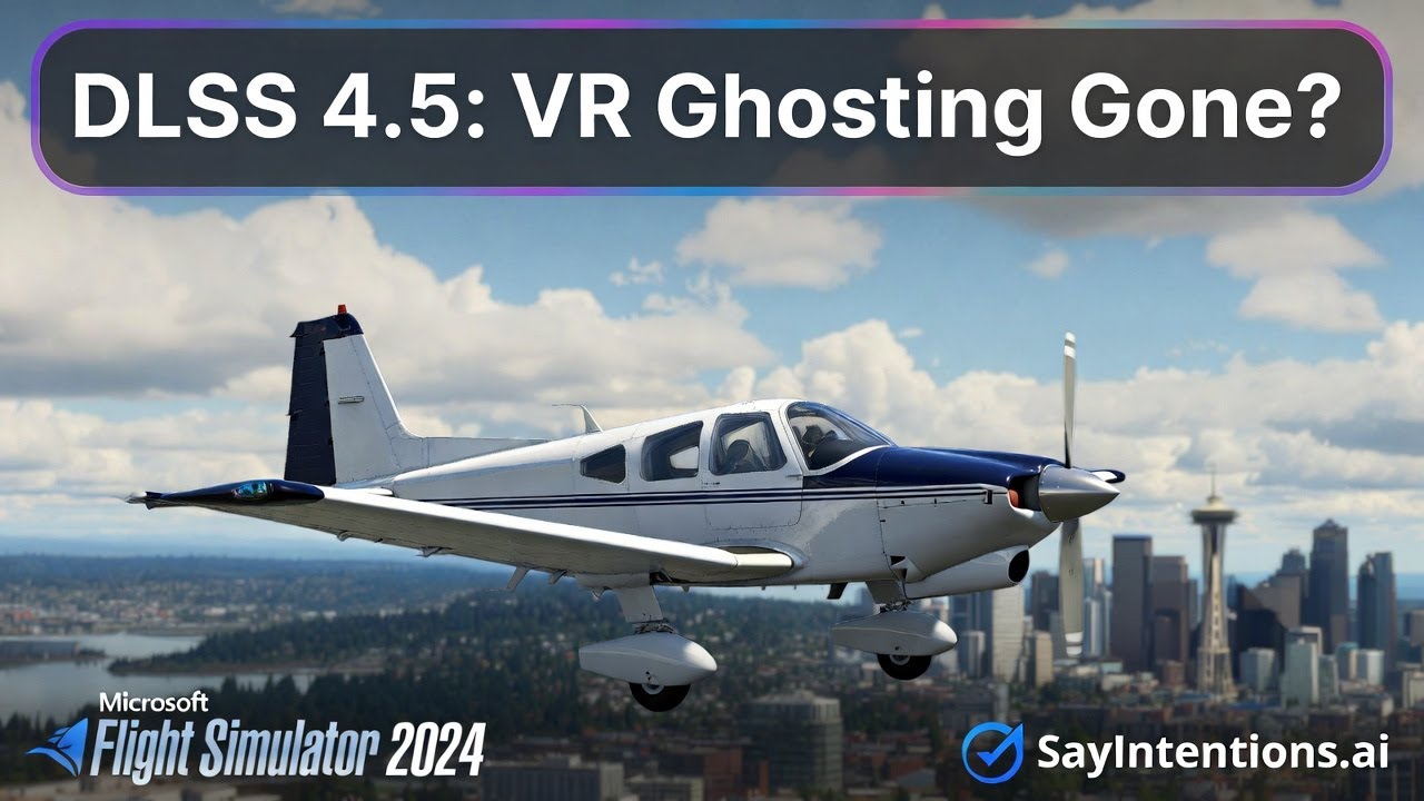 First Look: DLSS 4.5 VR Test in MSFS 2024 | SayIntentions.ai Full IFR Bonanza Pro Flight