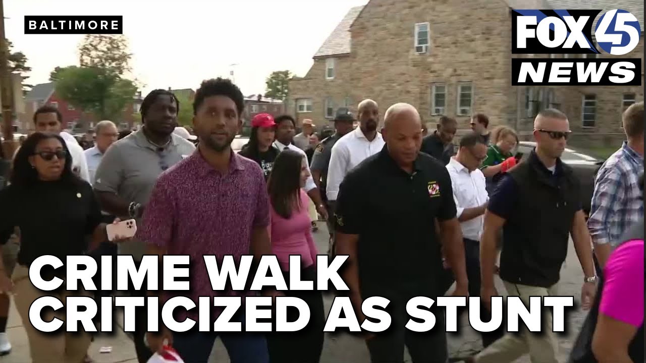 Governor and mayor's crime walk criticized as political stunt