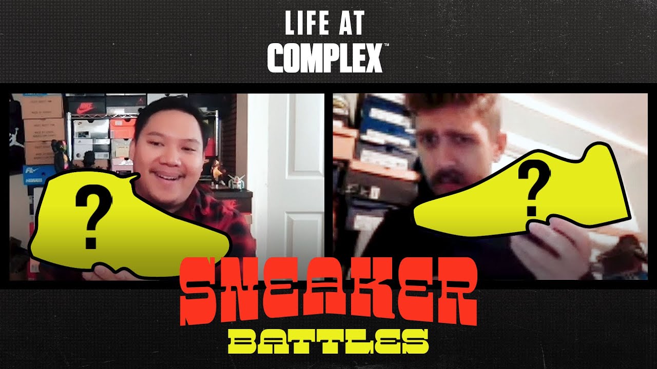 Sneaker Battle From Home - Brendan Dunne vs Justin | #LIFEATCOMPLEX