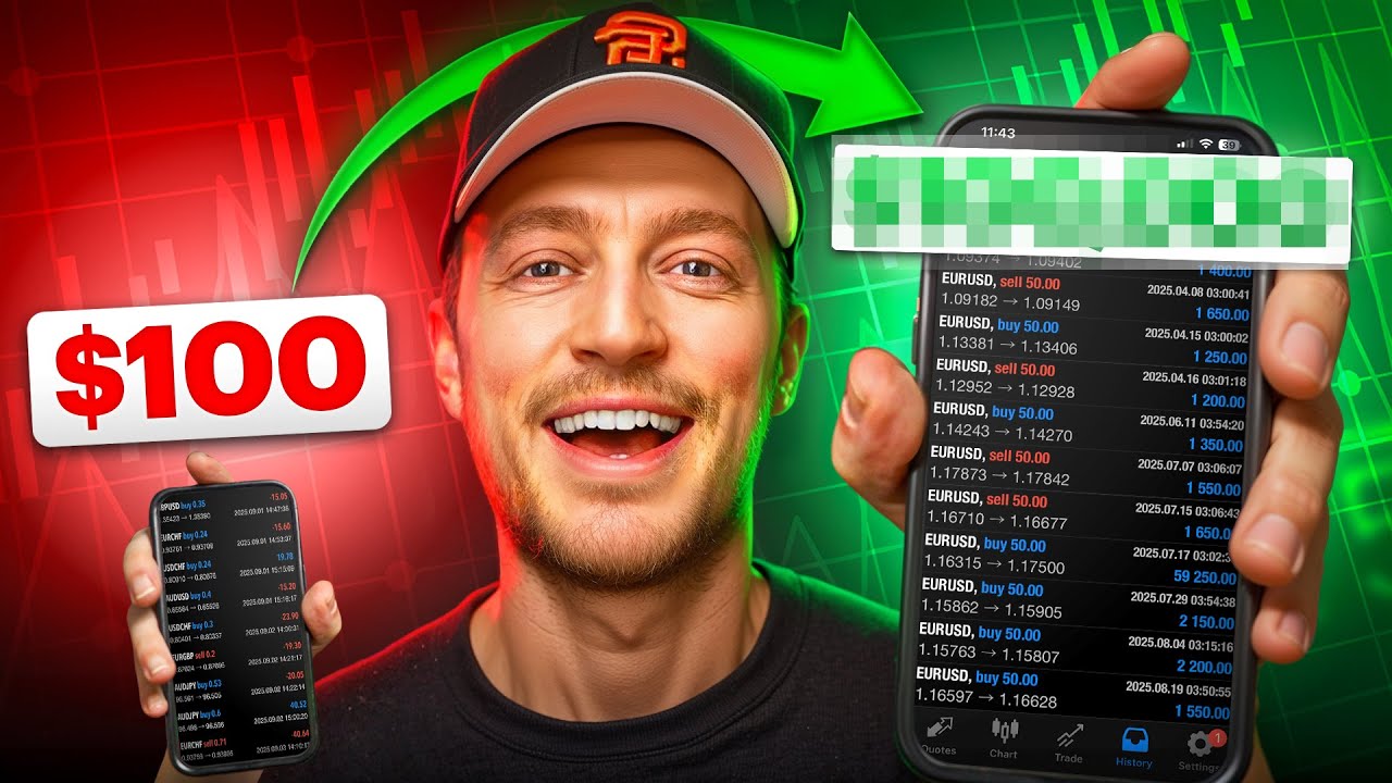How to Grow a SMALL Forex Trading Account FAST (Beginner Strategy)