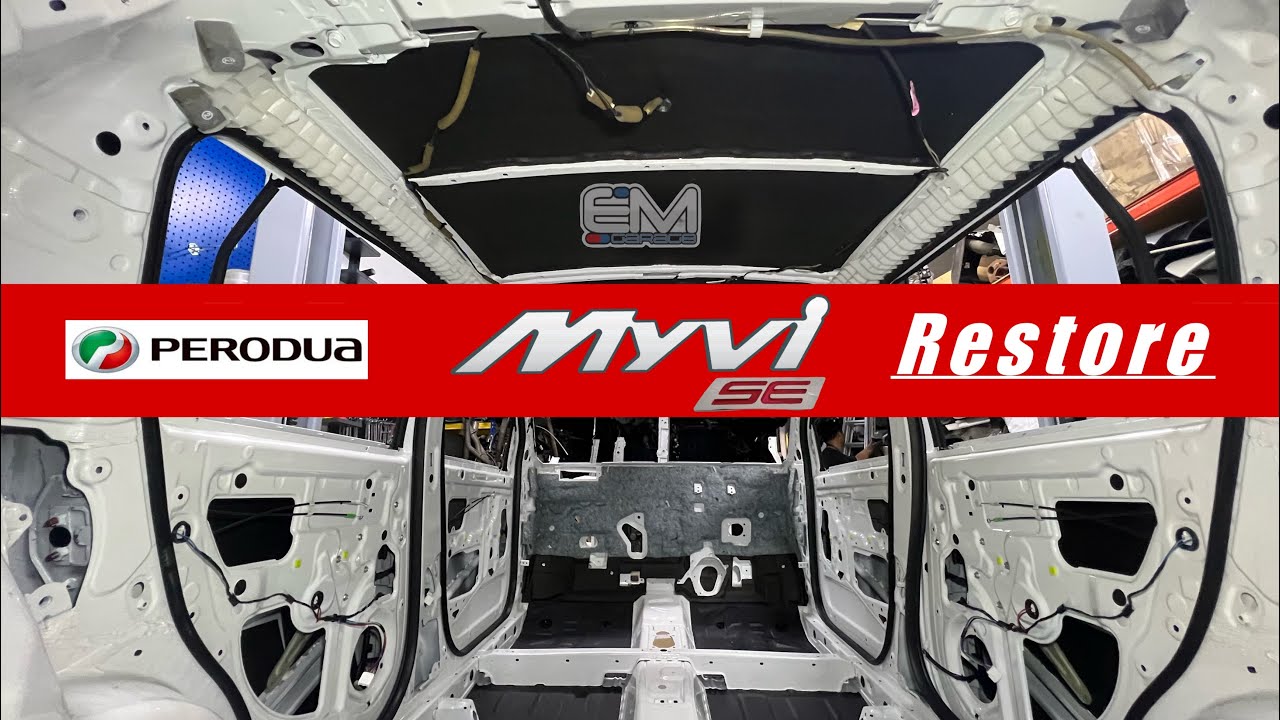 Restore Myvi Se2 part 1. Dari awal permulaan perodua myvi se2 di restore
