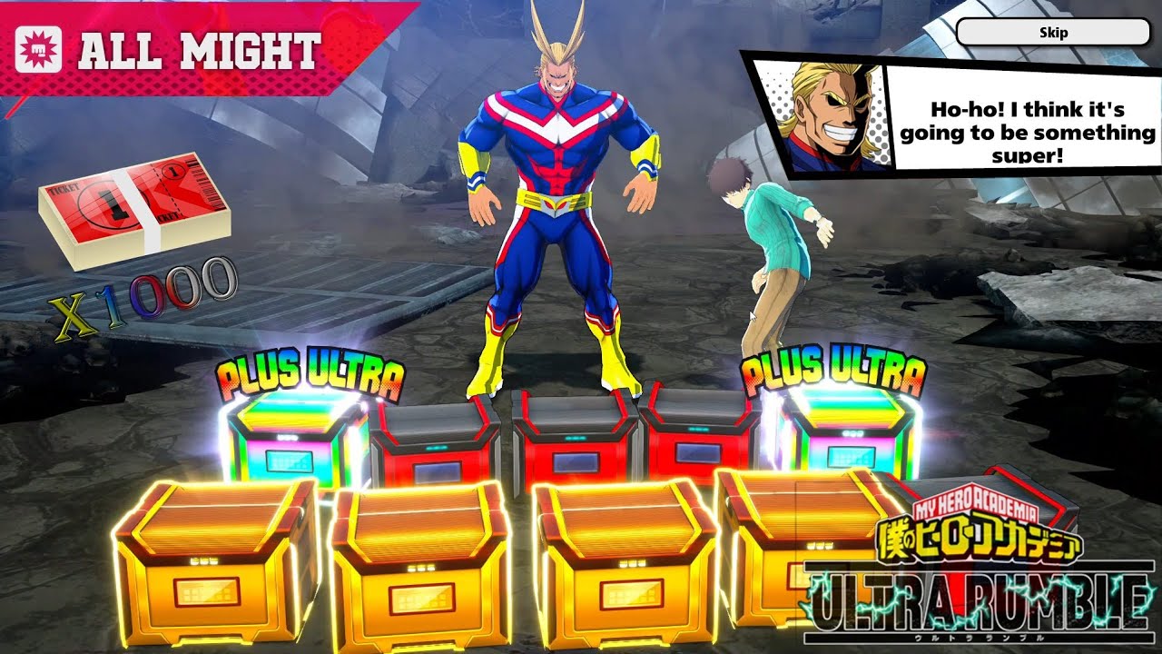 New Rapid All Might Skill Set Summons in MY HERO ULTRA RUMBLE  | Totally Worth it  | Season 11 MHUR