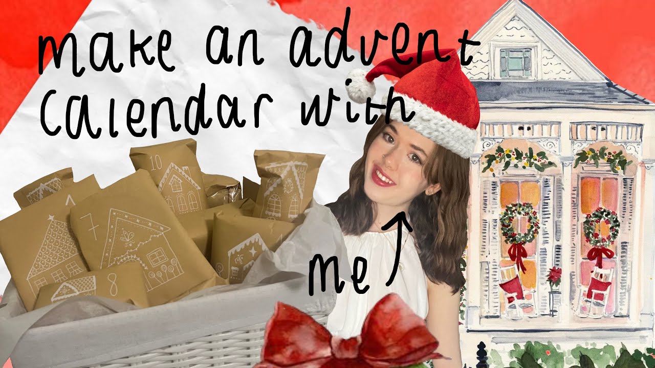 LETS MAKE AN ADVENT CALENDAR TOGETHER! Present haul and crafting 🎄🎄