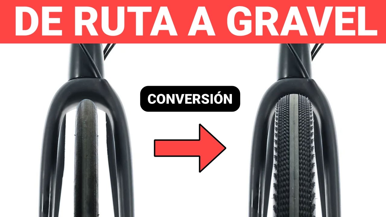 CÓMO CONVERTIR TU BICI DE RUTA EN UNA GRAVEL 🚲 SALUD CICLISTA