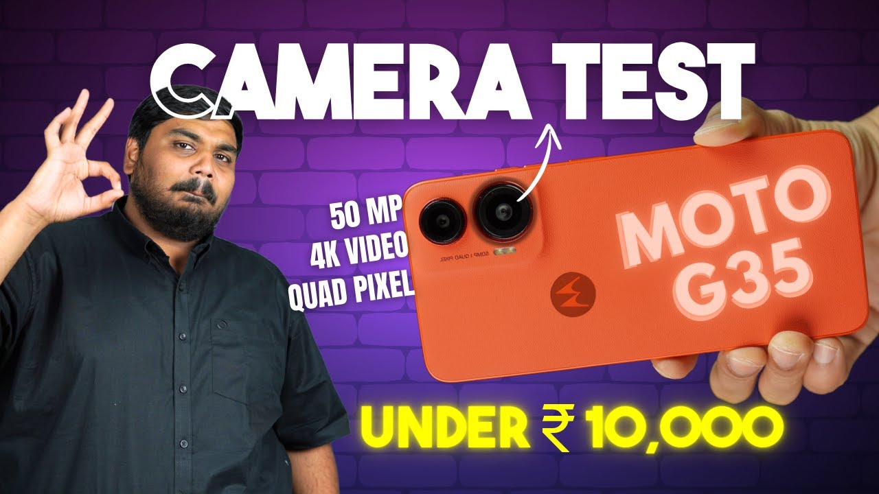 Moto G35 5G Camera Test - 4k Video Quality, Selfie Camera, Rare Camera