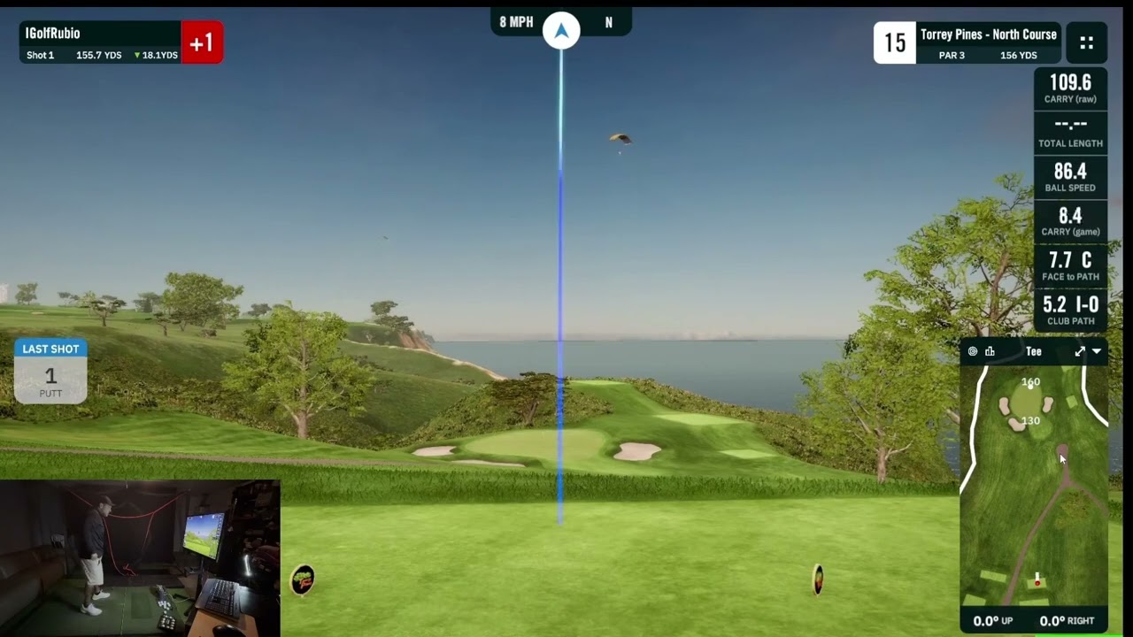 Torrey Pines: North Course Hole 15 (In Virtual Golf-Life and In Real-Life)