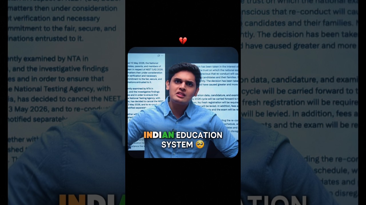 System failed ❤️&zwj;🩹 | prashant kirad | #nta #neet #leak #education #india #reality