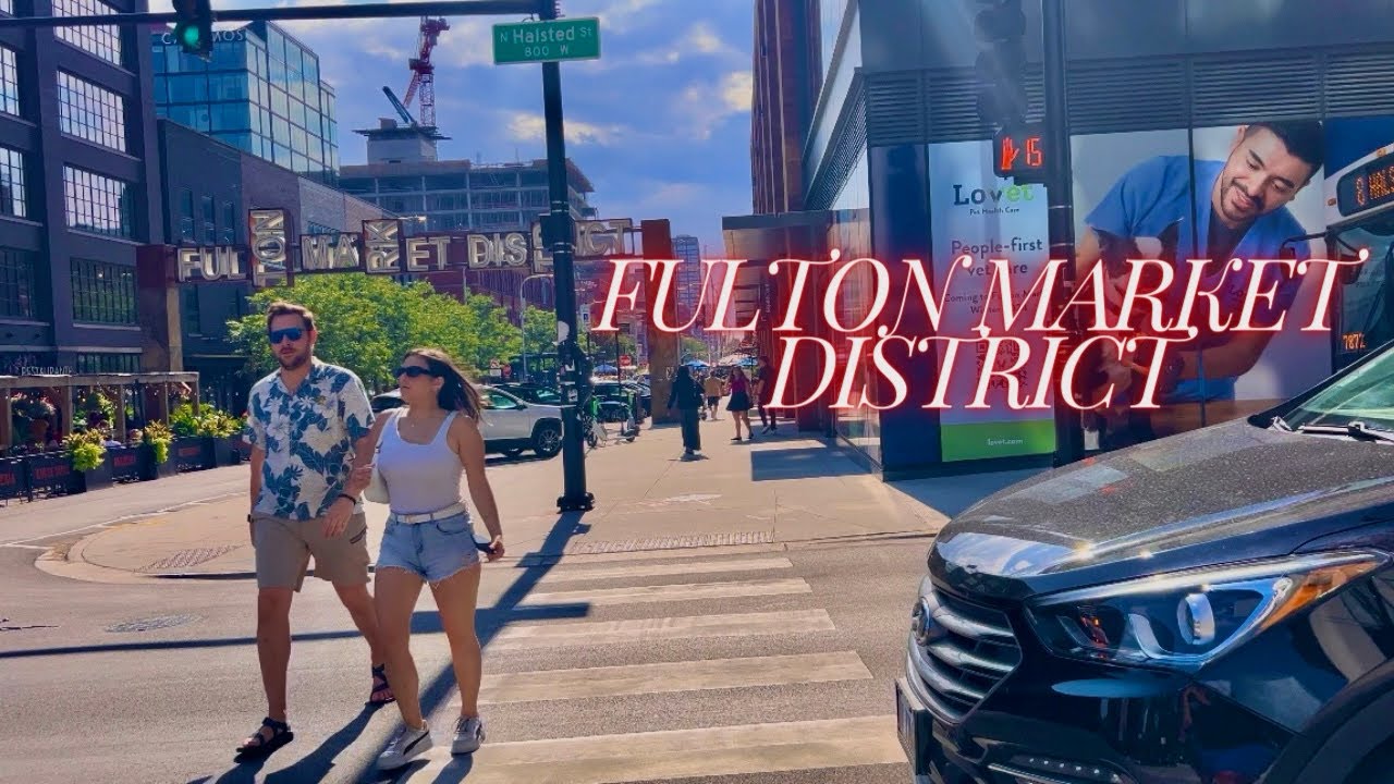 Fulton Market District Chicago | Chicago Loop Walking Tour | West Loop Chicago | Virtual Tour 2024