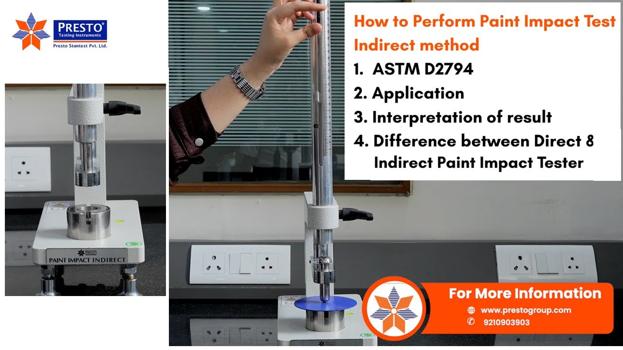 How to Perform Paint Impact Test &ndash; Indirect Method Explained | Presto Demo