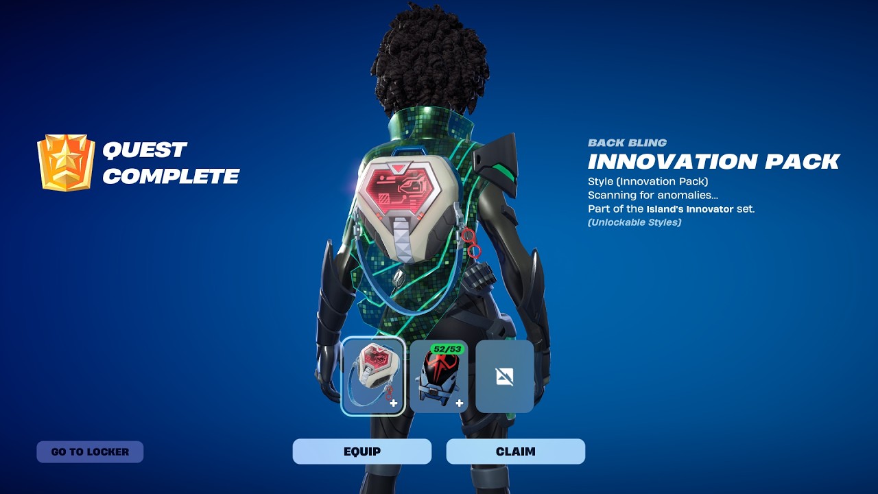 How to Unlock Innovation Pack Back Bling | Fortnite Week 7 Quests Guide