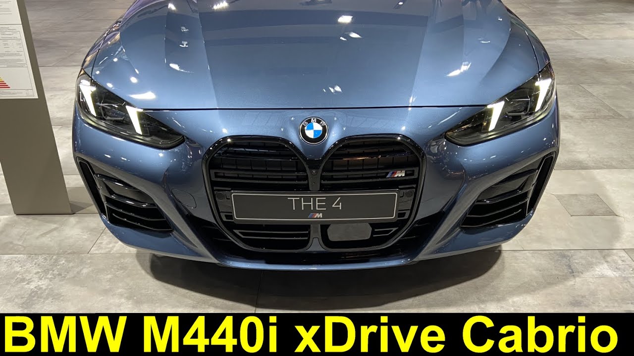 2025 BMW M440i xDrive Cabrio G23 LCI in Arctic Race Blue