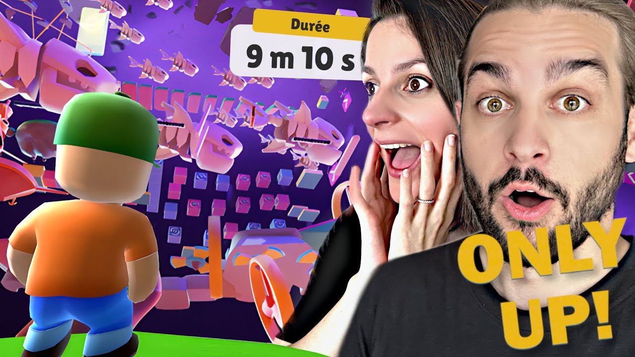 ON TENTE LE RECORD SUR ONLY UP STUMBLE GUYS !
