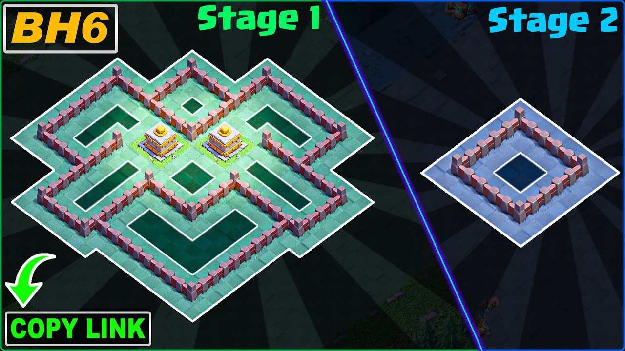 Новинка! Дом строителя 6 (BH6) Базовая копия ссылки 2023 | Clash of Clans