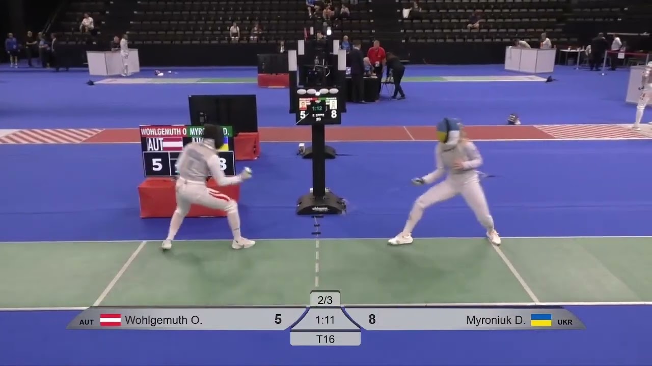 Euro Champs 2024 SWF - L16 - Olivia Wohlgemuth AUT v Dariia Myroniuk UKR
