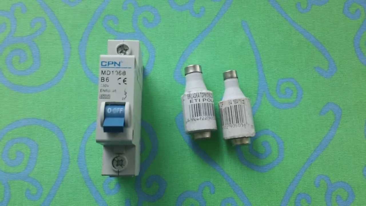 [Elektryczność] Bezpiecznik topikowy a wyłącznik nadmiarowo-prądowy - por&oacute;wnanie