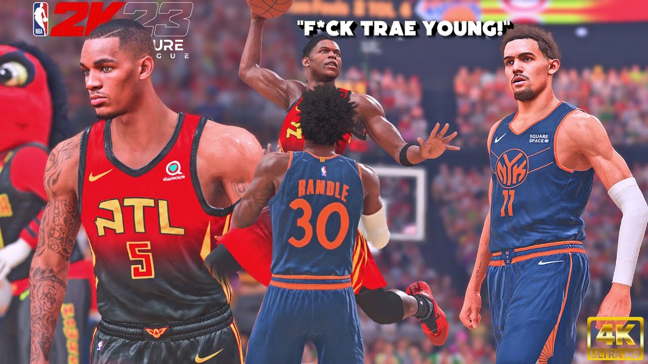 Trae Young Gets BOOED By Atlanta Crowd! | NBA 2K23 Future League Mode | Knicks vs. Hawks
