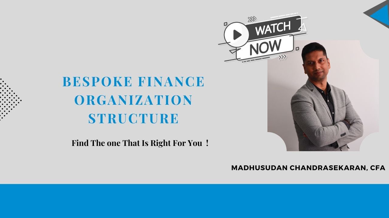 How to structure your Finance Organization | MFA