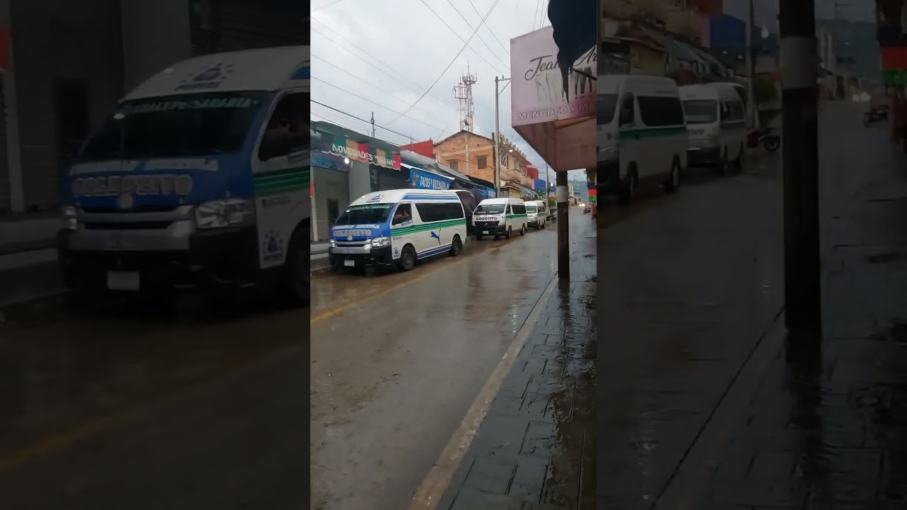 Calles de Huixtla, Chiapas.