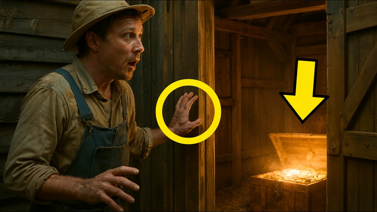 THE SIMPLE FARMER SAW LIGHTS IN THE BARN… AND THE SECRET HIDDEN THERE TRANSFORMED HIM!