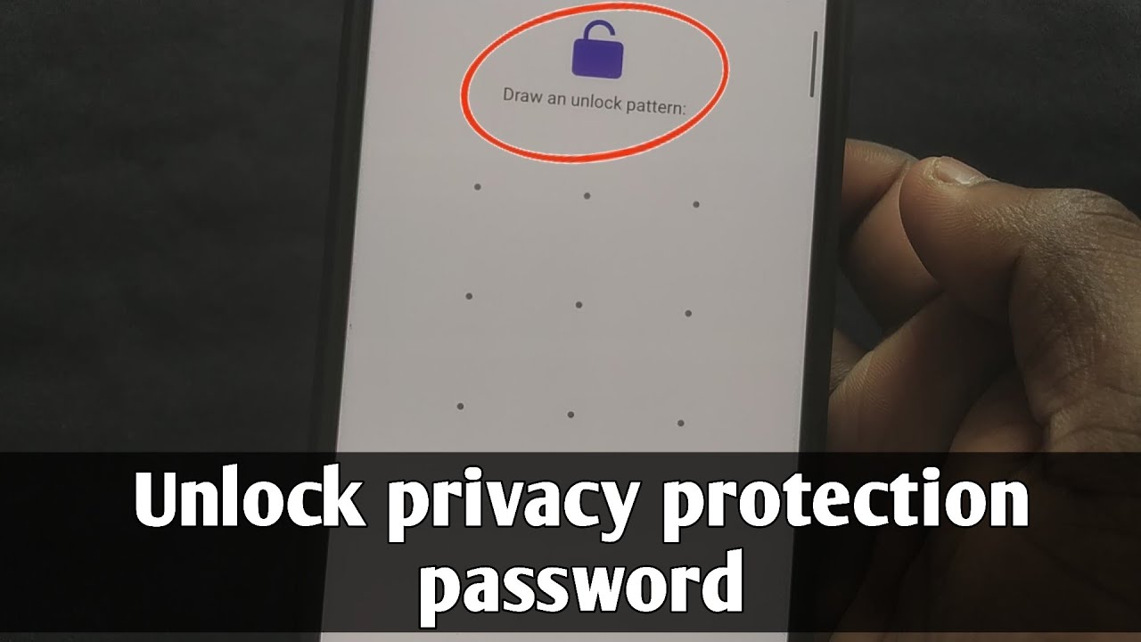 privacy protection password to unlock without fingerprint | mi privacy protection password reset