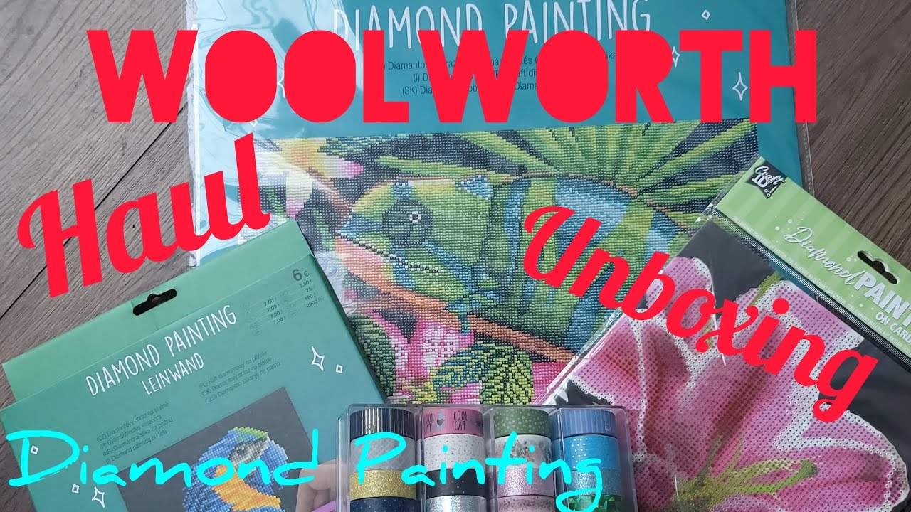 Diamond Painting | ◇ Woolworth hat Diamond Painting 😍😍😍 Haul und unboxing 💖💖
