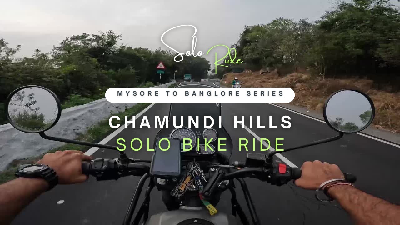 Solo Bike Ride: Mysuru City to Chamundi Hill Temple | Chapter 1, Episode 2 | RE Himalayan 411cc