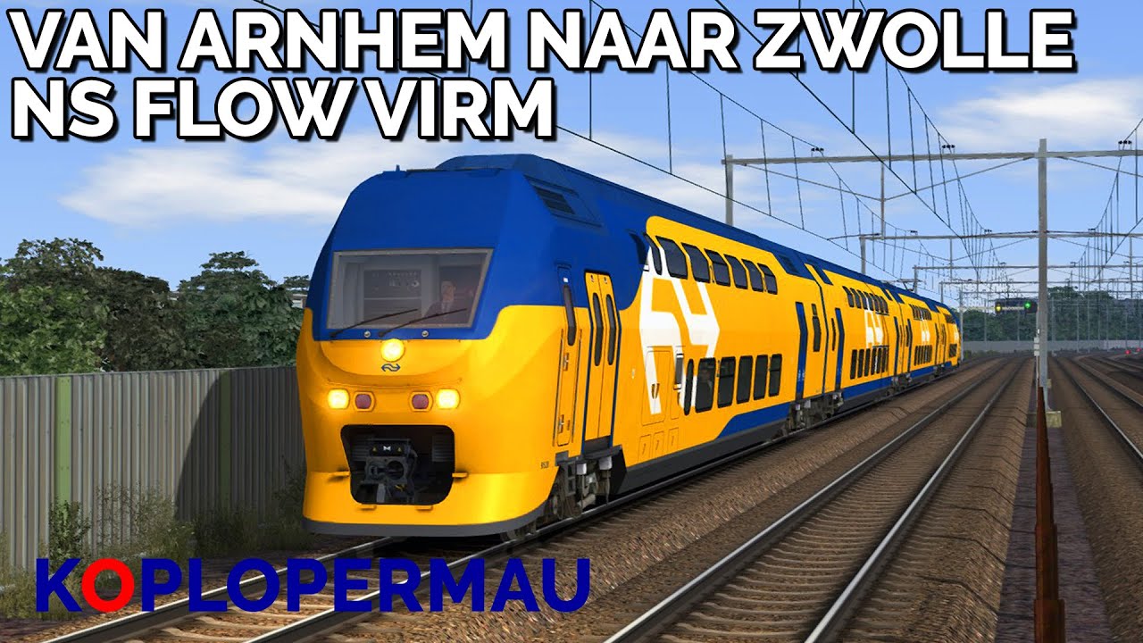Train Simulator 2022: Met de Flow VIRM van Arnhem Centraal naar Zwolle!