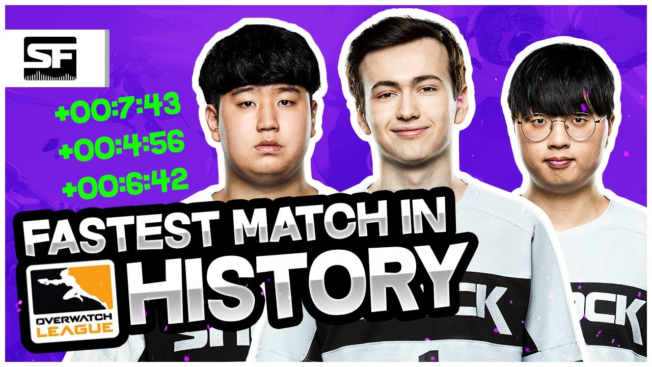 The Fastest Match In Overwatch League History (SF Shock World Record Run)