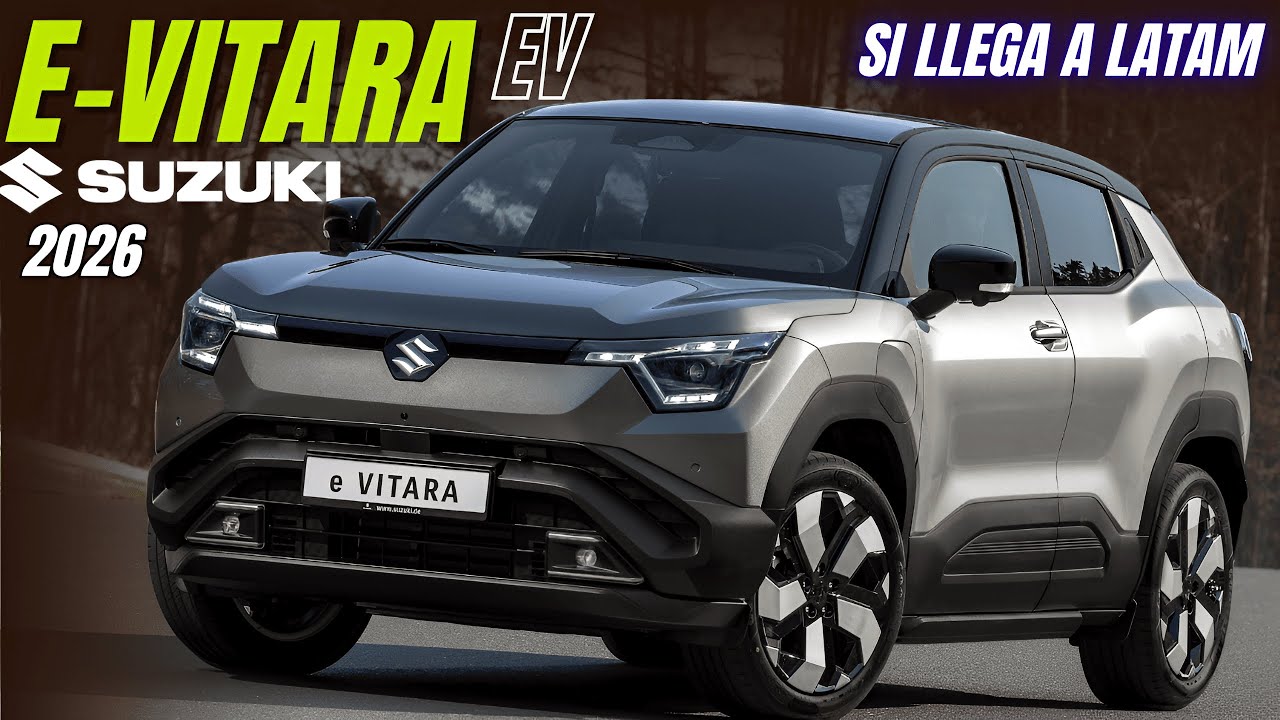 SUZUKI E-VITARA 2026 si  llega a América Latina⚡+ AUTONOMÍA  tracción 4x4.