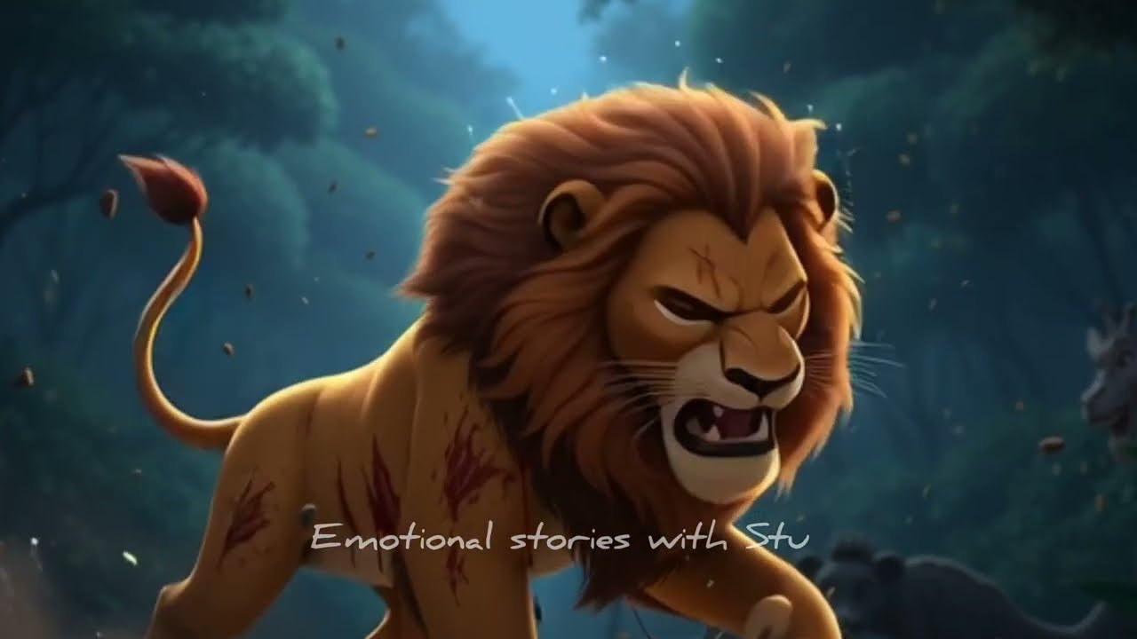 Emotional Lion Story in Hindi | Baap Beta Ki Kahani | Jungle Moral Story