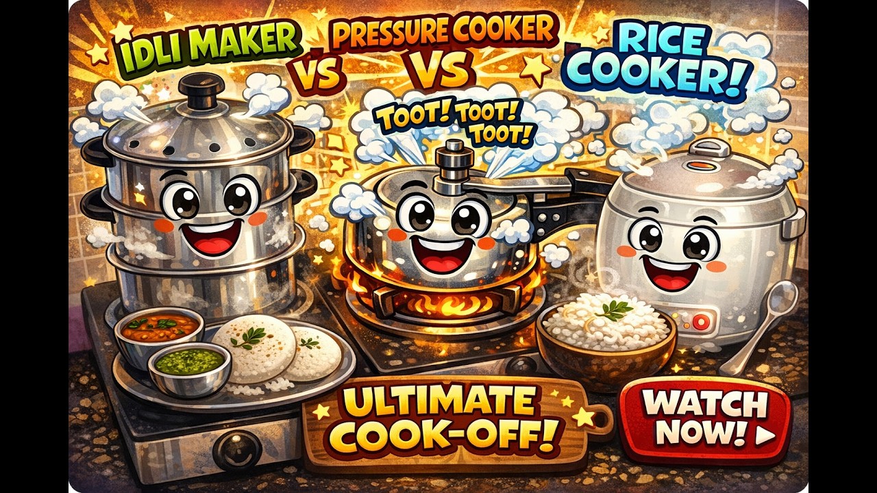 Idli Maker | Pressure Cooker | Rice Cooker