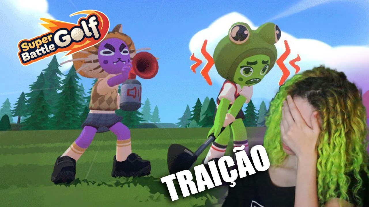 SUPER BATTLE GOLF ACABOU com MINHAS AMIZADES