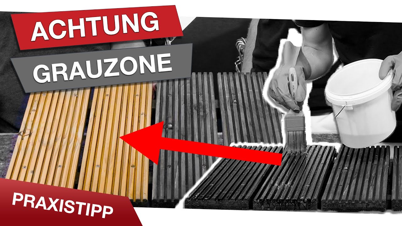 Holz entgrauen: Tipps und Tricks