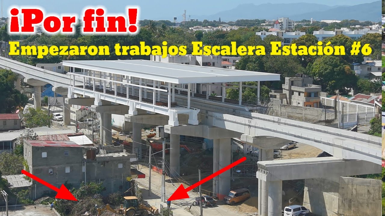 ¡Por fin! Ya empezaron a trabajar con escalera estación #6, recuerden será igual a la estación #10