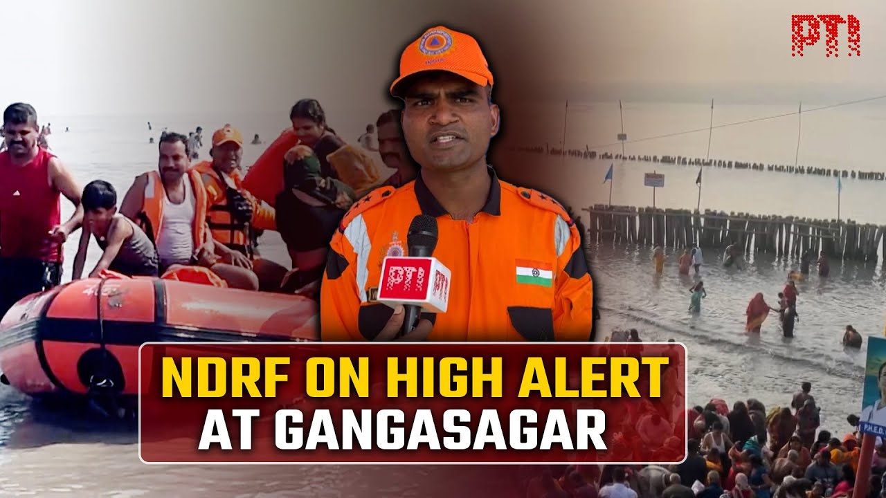 NDRF steps up safety measures for devotees at Gangasagar Mela