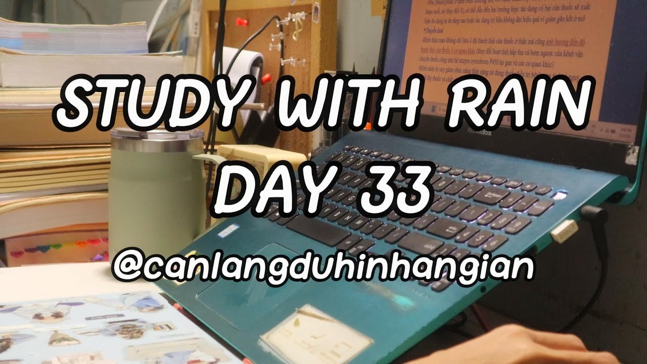 DAY 33 || 1000 DAYS CHALLENGE | Ôn ThS.DLS, IELTS, HSK, JOB | RAIN SOUND | LOFI MUSIC | STUDY SERIES
