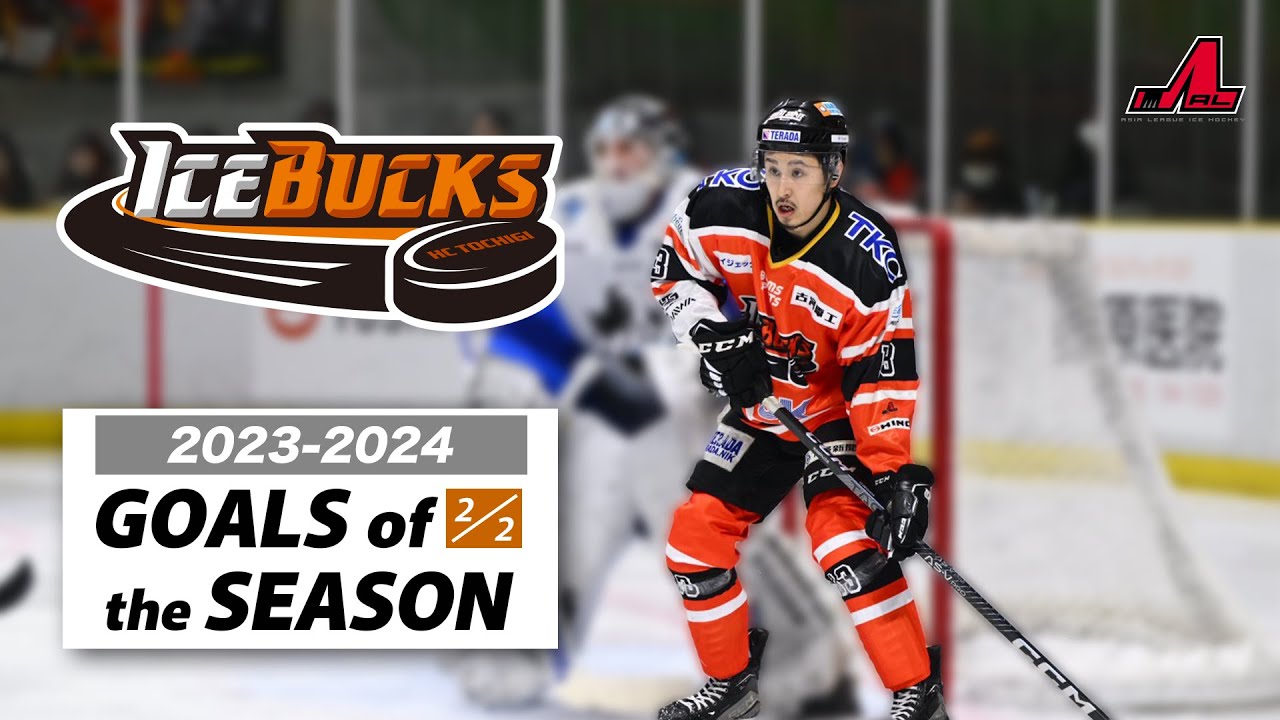 【GOAL集】H.C.栃木日光アイスバックス  アジアリーグアイスホッケー2023-2024 後半戦