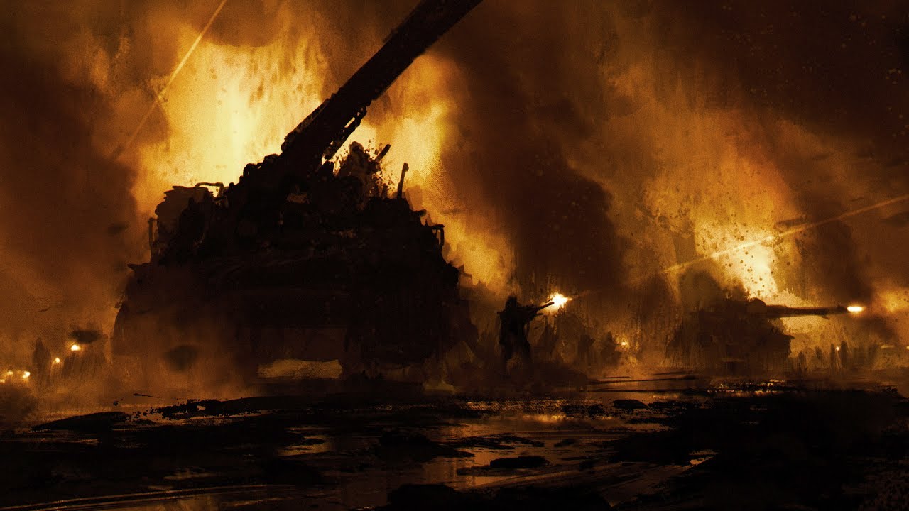 Digital Painting - War Scene