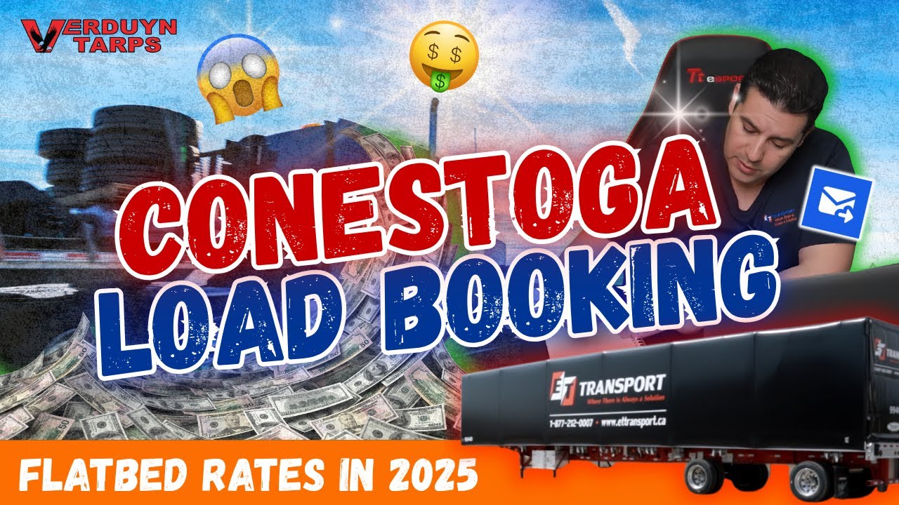 Is the Flatbed Market DEAD? Booking Loads with a Conestoga in 2025