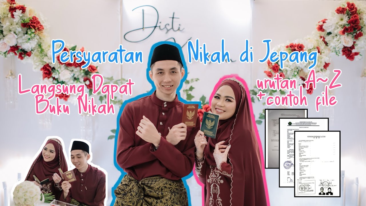Persyaratan Nikah di Jepang‼️Langsung Dapat Buku Nikah‼️Tonton Sebelum Urus Berkas⁉️#boyputrijapan