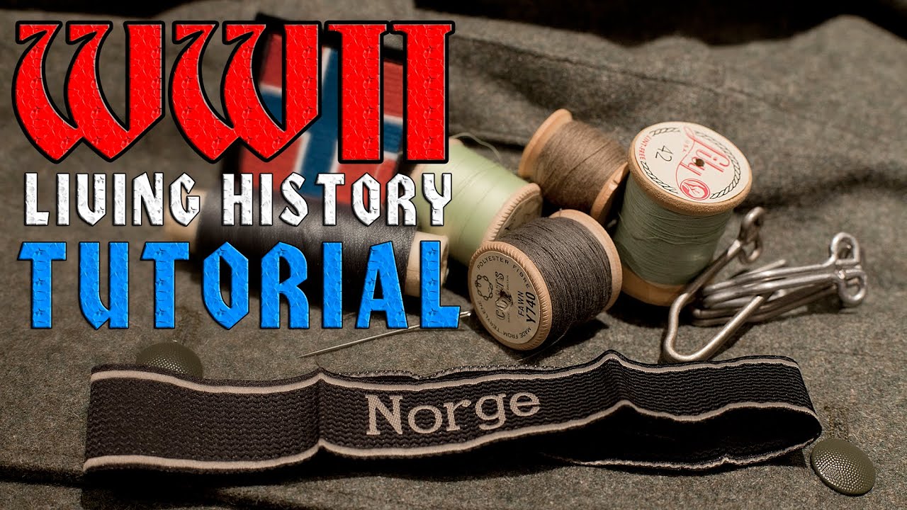WW2 Living History Tutorial - Foreign Volunteer Cuff Tittels