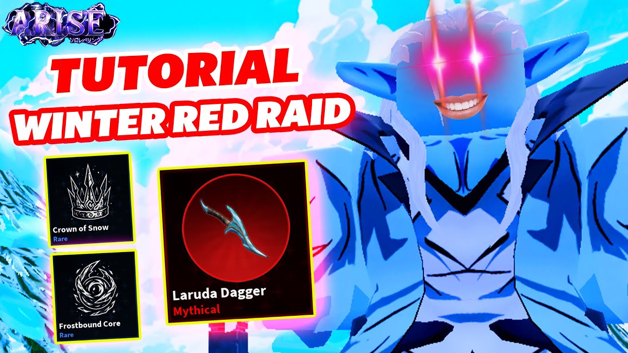 WOW !! IKUT WINTER RED RAID UNTUK DAPAT SNOW MONARCH !! #roblox