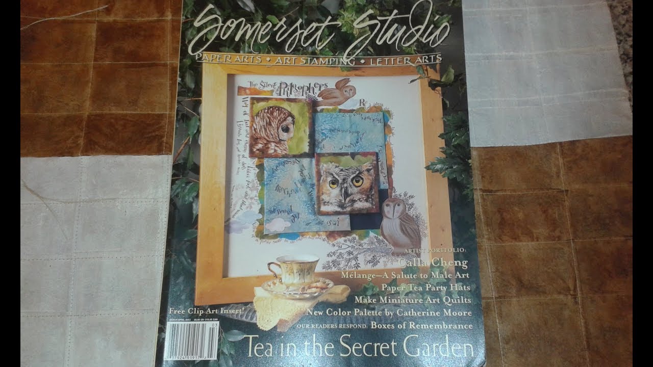 Somerset Studio Magazine Flip Through - Mar/Apr 2003 Vintage