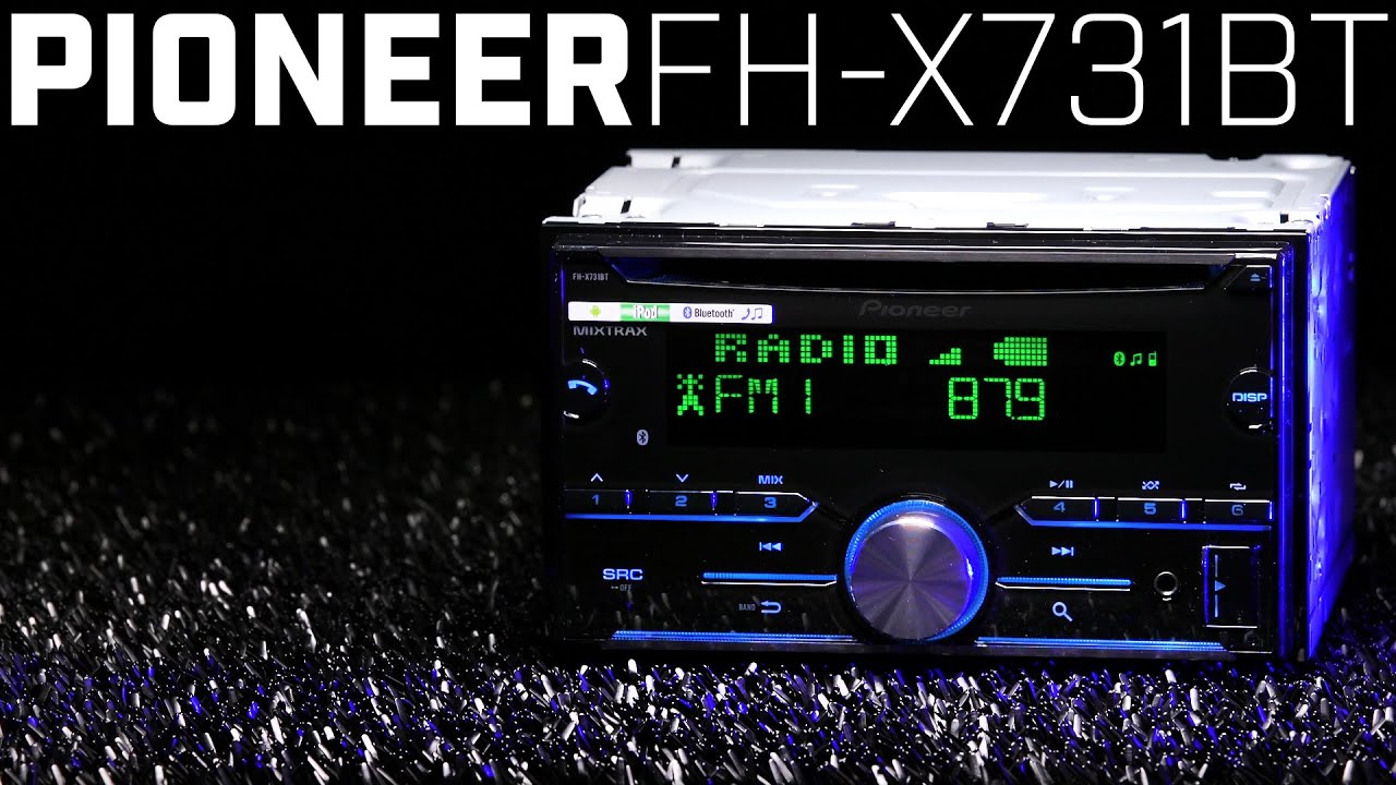 Pioneer FH-X731BT Double Din Bluetooth Stereo - 2016 Review