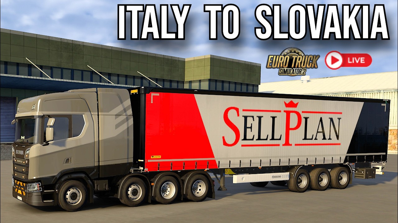 EURO TRUCK SIMULATOR 2 | ETS2 PC GAMEPLAY | ITALY TO SLOVAKIA JOURNEY