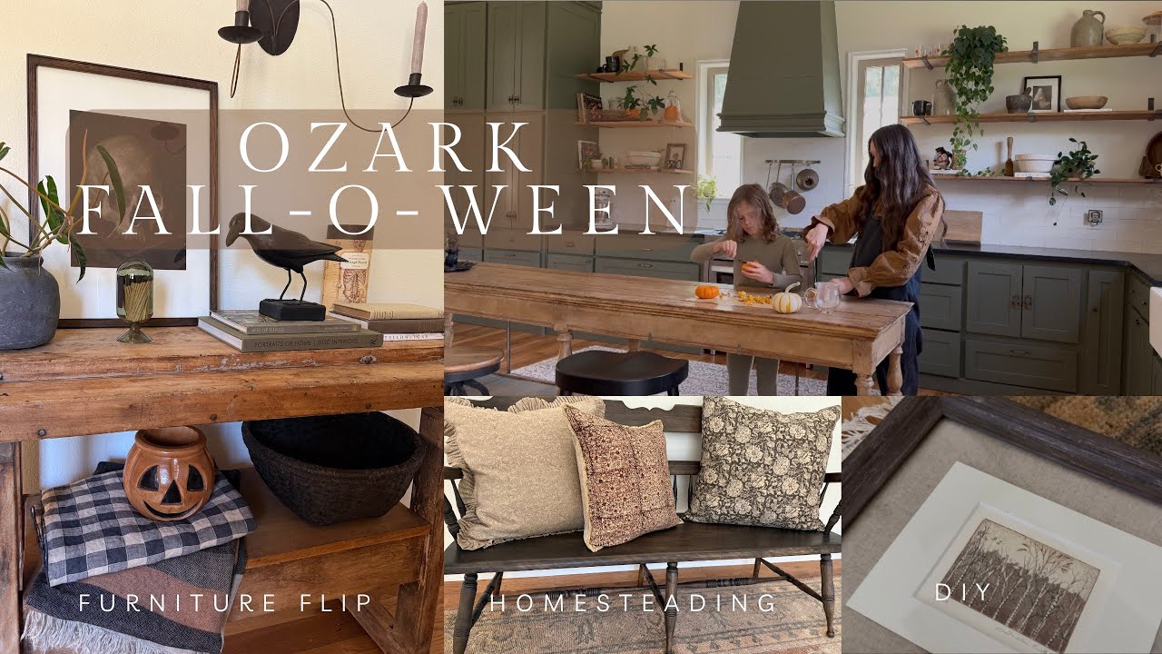 Ностальгическое осеннее ведение домашнего хозяйства в горах Озарк | Extreme Vintage Furniture Flip